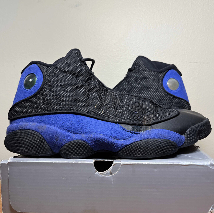 Nike Air Jordan 13 XIII Retro Hyper Royal Black Size 9.5 Sneakers