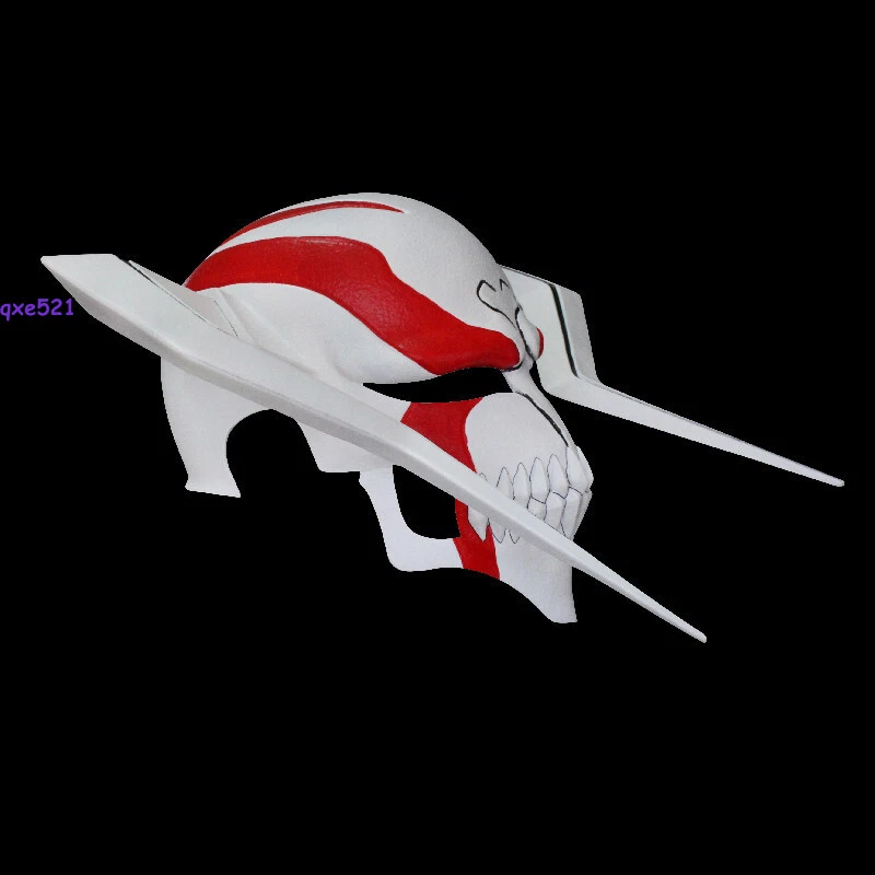 Anime 1:1 Helmet Bleach Kurosaki Ichigo Tensa Bankai Prop Masks Cosplay Helmet - Image 2 of 4