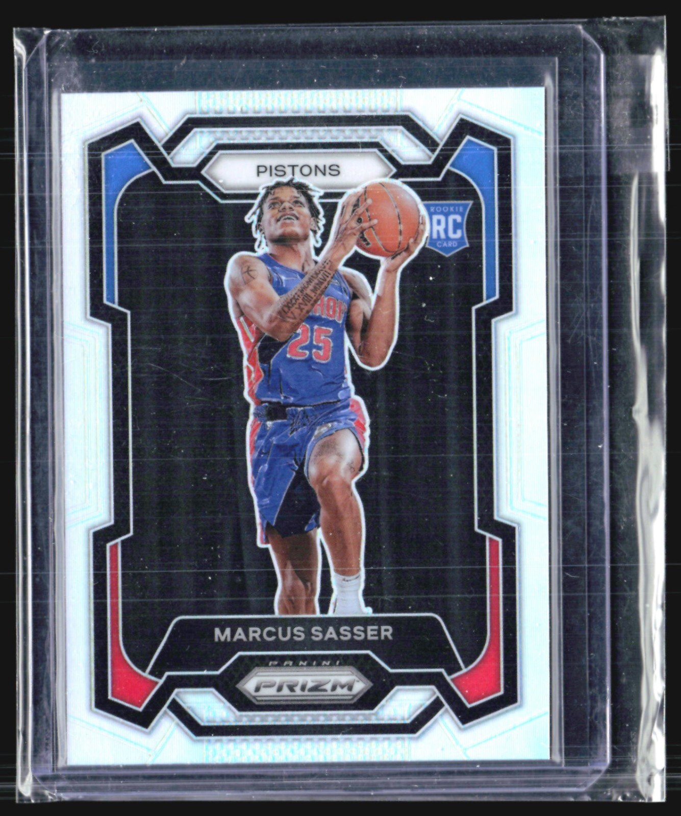 2023-24 Panini Prizm - #174 Marcus Sasser (RC) Silver