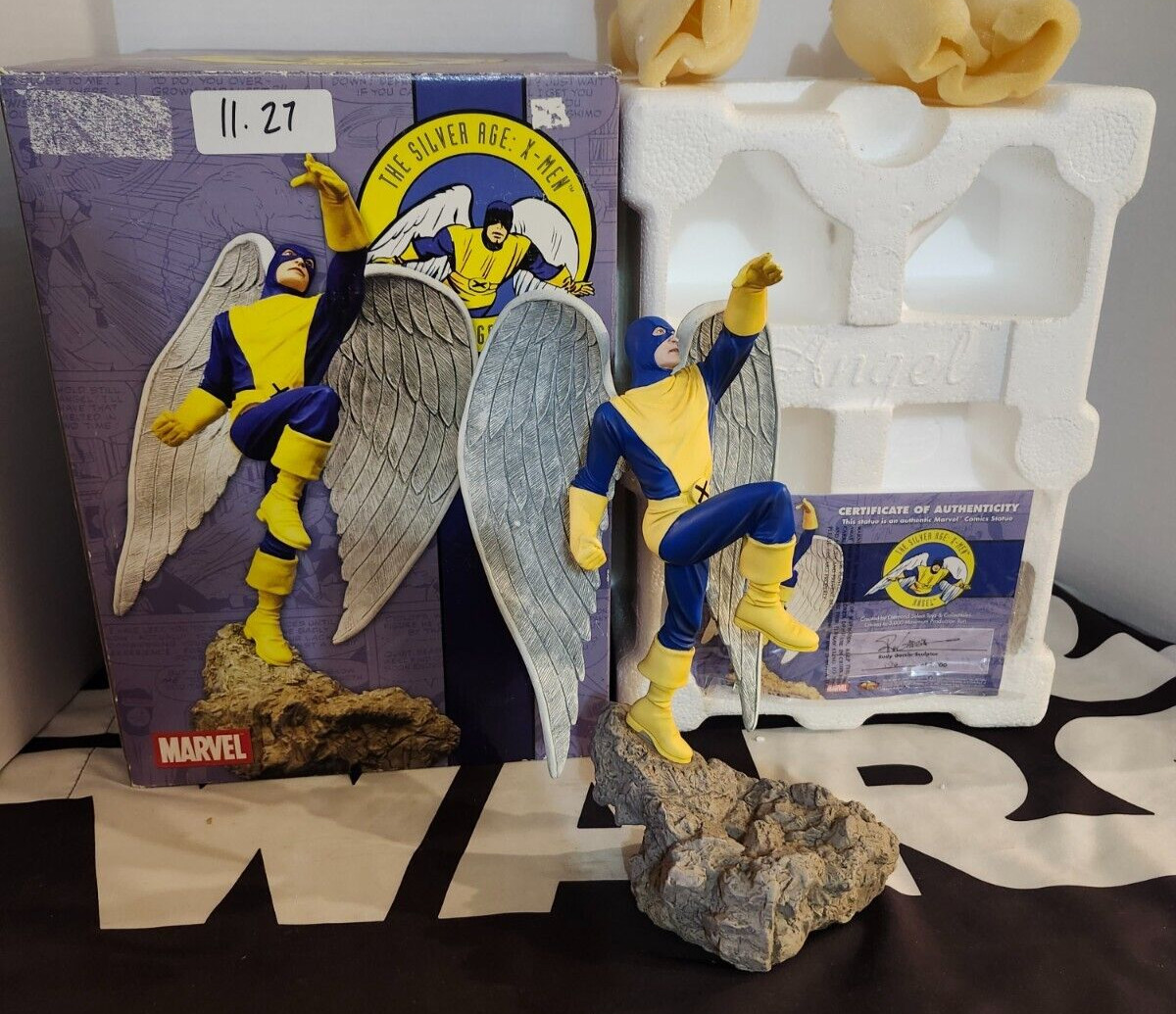 Angel Marvel Comics Estatua X-MEN EDAD DE PLATA Diamond Select NUEVO/3000