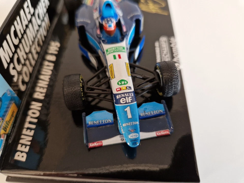 Minichamps 1/43 Benetton Renault B195 M. Schumacher - Gp Belgio 1995 - MSC 20 - Immagine 3 di 4