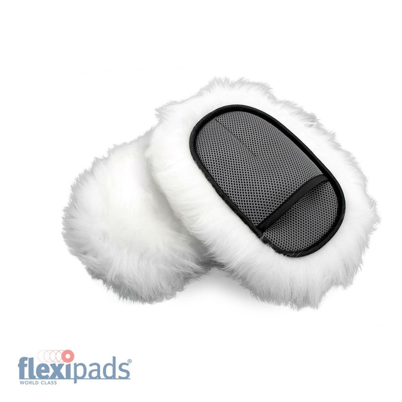 Flexipads 1 x Merino Wool Wash Mitt CP010 Car Van Detailing Cleaning
