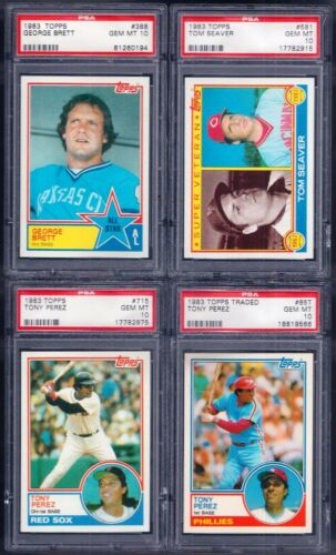 PSA 10 1983 Topps #501 Reggie Jackson California Angels Super Veteran HOF ONLY! - Picture 2 of 10