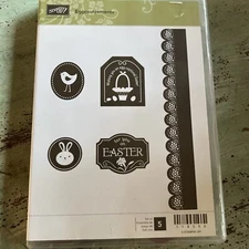 STAMPIN UP Eggcoutrements Stamp Set
