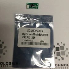 1 Replacement BLACK Drum Chip Konica Minolta Bizhub C654 C654e C754 C754e DR-711