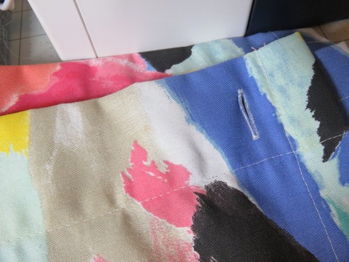 New York Kate Spade Shower Curtain Watercolor Dahlias Floral Design 72x72 Fabric - Picture 5 of 8