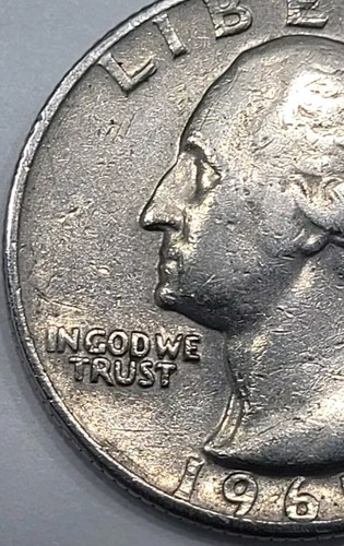1965 Washington Quarter Double Die Obverse (Ddo). - Picture 15 of 20