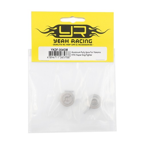 Yeah Racing Aluminum Pulley 2pcs For Yokomo 1/10 870C Super Dog Fighter YZ102023 - Picture 3 of 8
