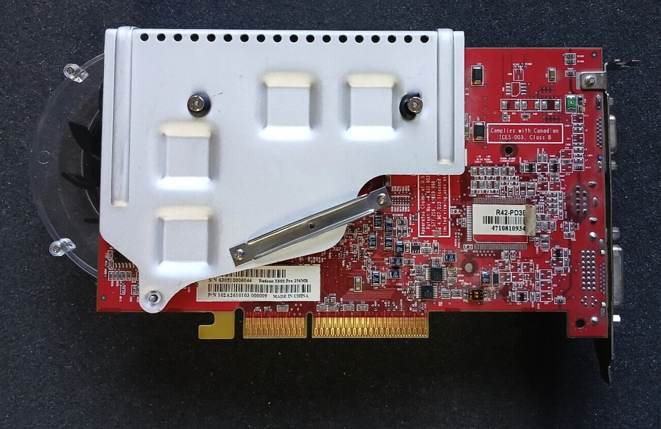 ATI Radeon X800 Pro 256MB GDDR3, scheda grafica AGP con Arctic Silencer 5 - Immagine 2 di 4