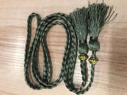 Accesorios de cintura delgada cinturón trenzado borla autocorbata para mujer Bohemia - Imagen 7 de 43