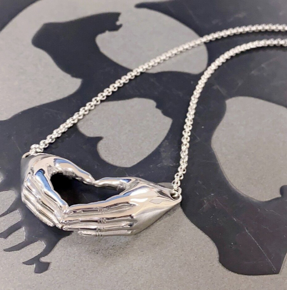 heart hand Necklace Friendship Stainless Steel pendant necklace By Controse