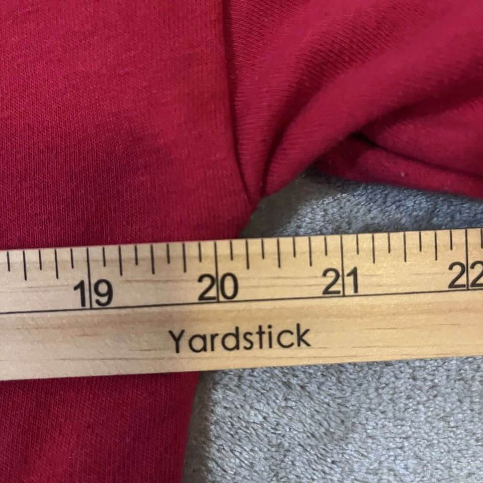 Sudadera IZOD para mujer aspecto en capas roja talla M vacaciones Foto 4 de 4