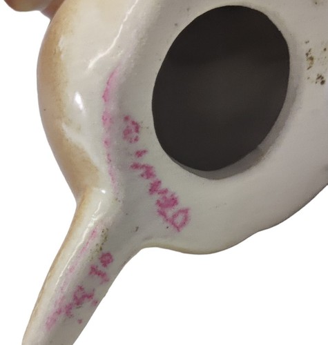 Statuina cane cucciolo Cocker Spaniel ceramica vintage occhi grandi decorazione segugio - Foto 10 di 10