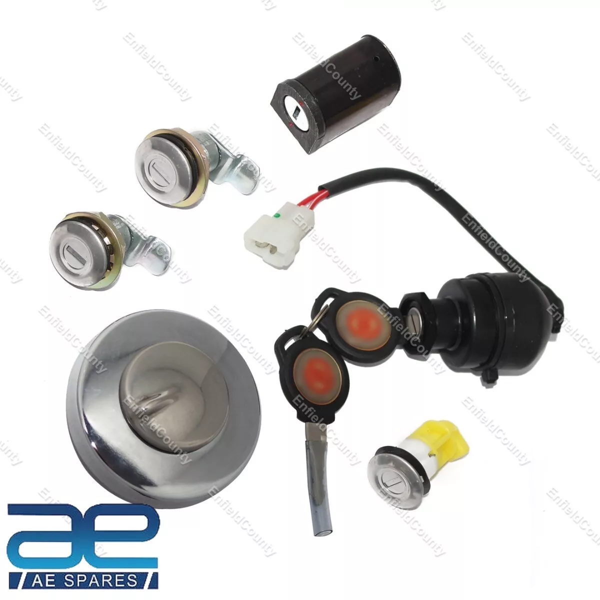 Royal enfield electra hotsell lock set price