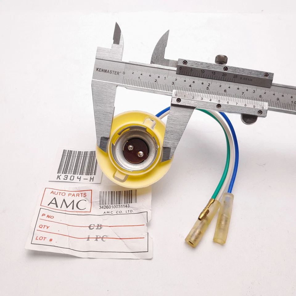 Repuesto de enchufe de luz de cabeza Honda CB100 CB125 S90 CT90 SL100 XL100 125 NUEVO #2 Foto 3 de 4