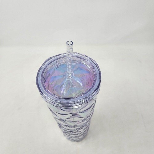 Vaso Venti Starbucks Navidad Vacaciones 2023 Blanco Transparente Diamante Prisma Cristal - Imagen 3 de 8