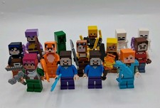 Lego Minecraft Minifigures Lot Of 14