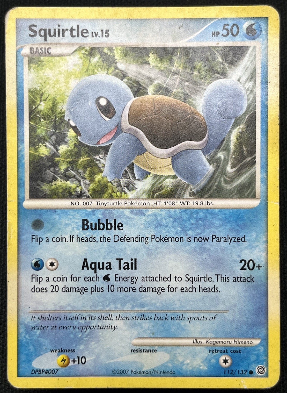 Pokemon - Squirtle 112/132 Secret Wonders MP