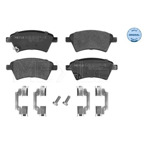 Plaquettes de frein Meyle 0252439116W pour Fiat et Suzuki