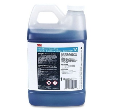 3M 1A 2 L Bottle Glass Cleaner Concentrate (4/Carton) New