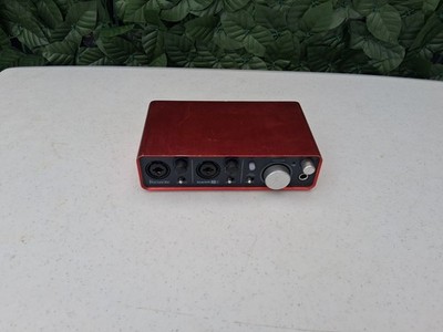 Focusrite Scarlett 2i2 USB Audio Interface, 2 Mic Inputs, 48V, Direct Monitor