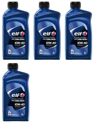 4l ELF Evolution 700 TURBO Diesel 10W-40 Motoröl ACEA A3/B4 API SN/CF MB 229.3