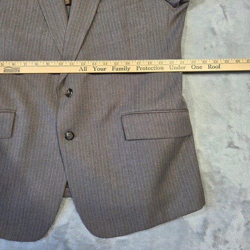 Vintage Sears Roebuck Comfort Suit Blazer Brown Career Wear 46R Business Church - Picture 4 of 9