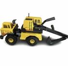 Vintage Tonka Turbo-Diesel Pressed Steel Back Hoe Excavator Shovel Truck XMB-975