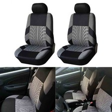 2x Front Full Set Seat Covers Cloth Protectors Cushion Mat Pad For Nissan Sentra