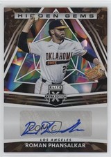 2022 Panini Elite Extra Edition Hidden Gems Black Roman Phansalkar Auto 13d7