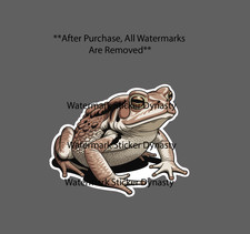 Toad Sticker Waterproof Decal Animal Wild Wildlife Frog Reptile Gift NEW
