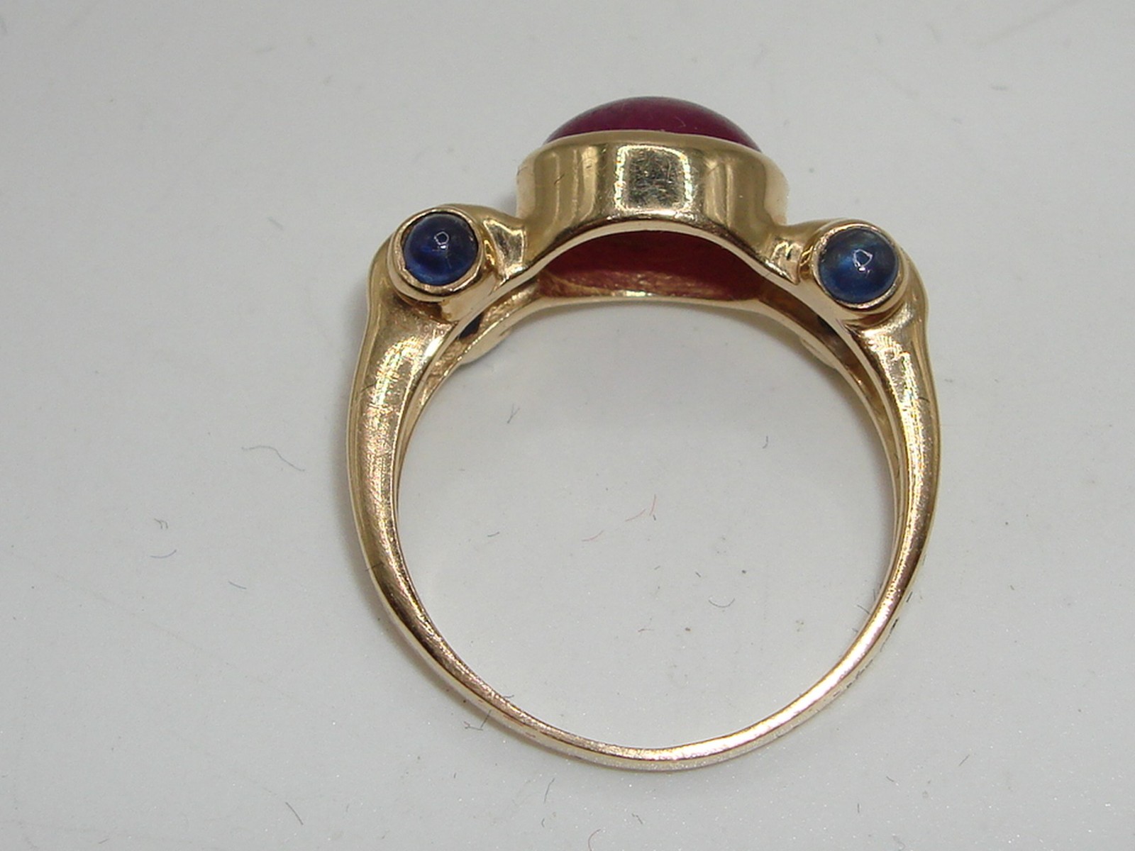 ELEGANT 14K SOLID GOLD APPROX. 2+ CTW RUBY, SAPPH… - image 5