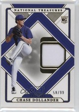 2025 Panini National Treasures Treasured Threads /99 Chase Dollander #TT-CD 19l7