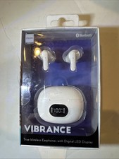 Muze Vivitar Bluetooth VIBRANCE True Wireless Earbuds Digital LED display White