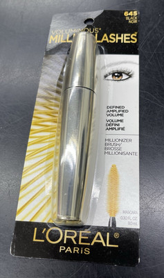 L'OREAL Paris Voluminous Million Lashes Mascara 645 Black 0.30oz NEW!