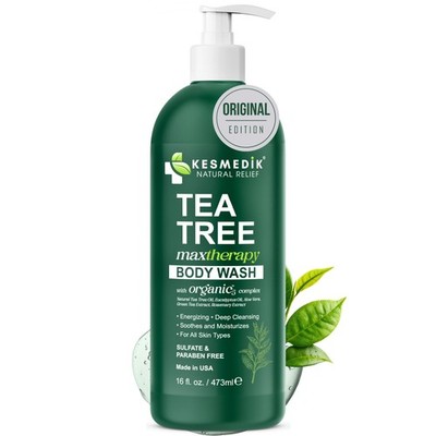 Tea Tree Body Wash MaxTherapy, Itchy Skin Relief, Tea Tree Oil Soap, Soothes ...