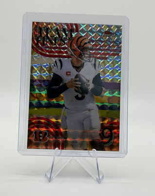 Topps Finest Team Finest Joe Burrow Bengals TF-2 NFL Card Numbered 1/5