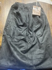 MATILDA JANE Black Faux Suede Aspen Skirt NWT