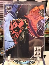 2024 TOPPS CHROME STAR WARS GALAXY ART OF DARTH MAUL INFIL TRATOR #AM-15 TZ