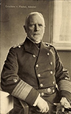 Postcard Admiral Excellency von Fischel, portrait - 5058043