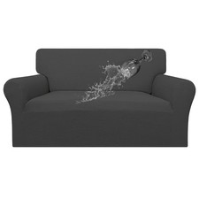 100 Waterproof Loveseat Couch Cover, Dual Waterproof Sofa Cover, Stretch Jac...