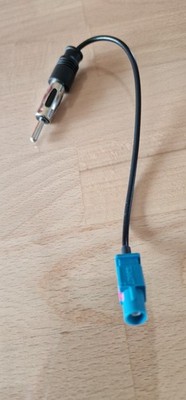 Eightwood DAB Antenne Kabel Fakra zu Din Kabel Fakra Z zu Din ISO