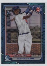 2024 Bowman Chrome Prospects Blue Reptilian Refractor 13/150 Fernando Cruz 1hm6