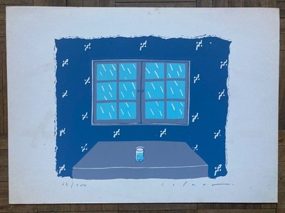 Silkscreen print by Fidel Sclavo, 1988 - Club de Grabado de Montevideo. Signed