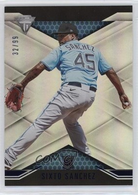 2021 Panini Chronicles Titanium Blue /99 Sixto Sanchez #12 Rookie RC fm0