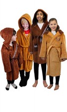 Kids Star Wars Robe Unisex Jedi Chewbacca Novelty Wrap Dressing Gown Nightwear