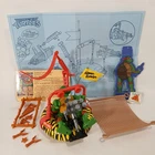 Vintage 1989 TMNT Sewer Party Tube 100% Complete w/ Rafael Figure (1988)