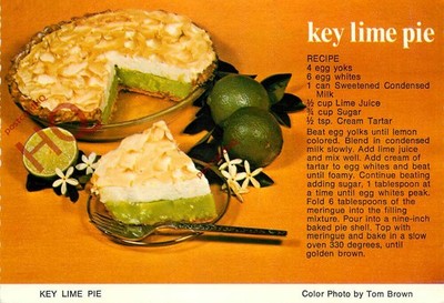 Ansichtskarte:: Rezept, Key Lime Pie