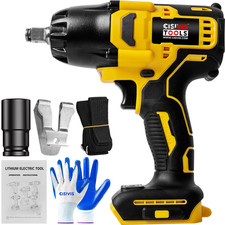 2000Nm 1/2" Cordless Impact Wrench Drill Ratchet Driver For DeWalt 20V Only Body