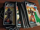 Lot of 86 Super7 GI Joe Reaction Figures Cardbacks File Cards – No Figures